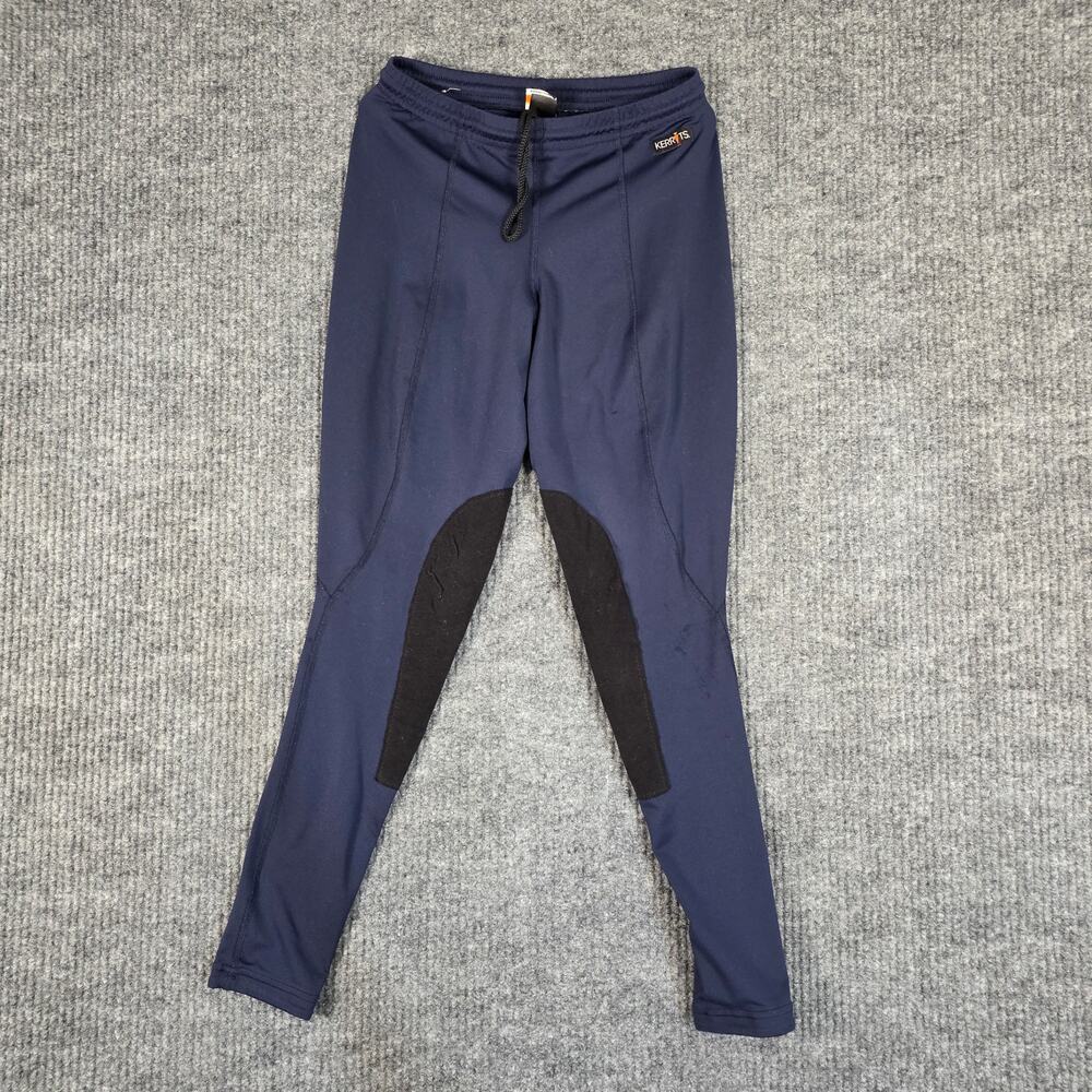 Kerrits Riding Tights Womens Small Navy Equestrian Knee Patch Breeches Pants